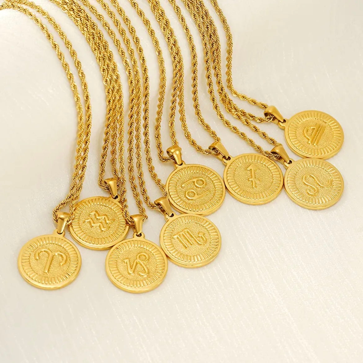 CADENA SIGNO ZODIACAL💧 (pedido por adelantado, leer descripción)